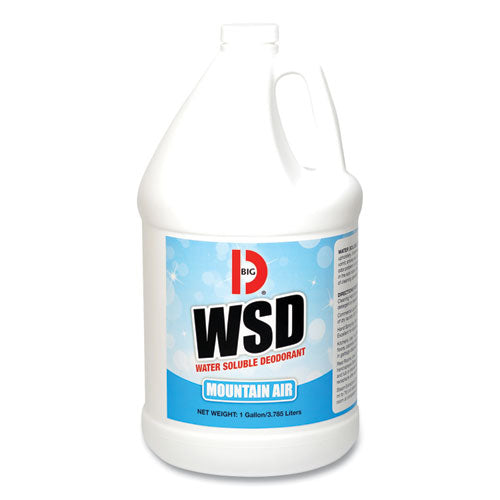 Water-Soluble Deodorant, Mountain Air, 1 gal Bottle, 4/Carton-(BGD1358)