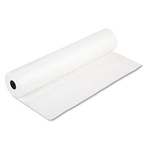 Rainbow Duo-Finish Colored Kraft Paper, 35 lb Wrapping Weight, 36" x 1,000 ft, White-(PAC63000)