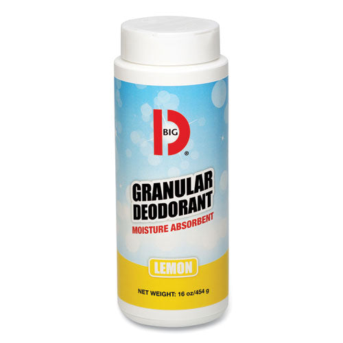 Granular Deodorant, Lemon, 16 oz, Shaker Can, 12/Carton-(BGD150)