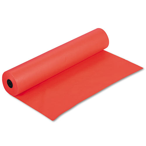 Rainbow Duo-Finish Colored Kraft Paper, 35 lb Wrapping Weight, 36" x 1,000 ft, Orange-(PAC63100)