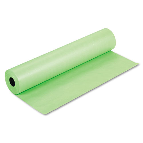 Rainbow Duo-Finish Colored Kraft Paper, 35 lb Wrapping Weight, 36" x 1,000 ft, Lite Green-(PAC63120)