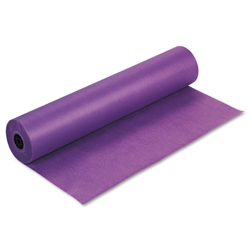 Rainbow Duo-Finish Colored Kraft Paper, 35 lb Wrapping Weight, 36" x 1,000 ft, Purple-(PAC63330)