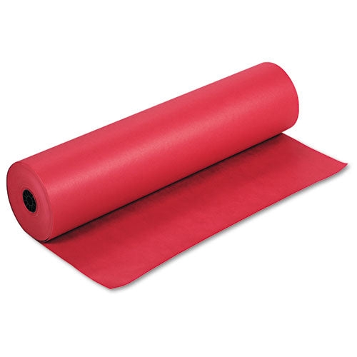 Spectra ArtKraft Duo-Finish Paper, 48 lb Text Weight, 36" x 1,000 ft, Scarlet-(PAC67041)