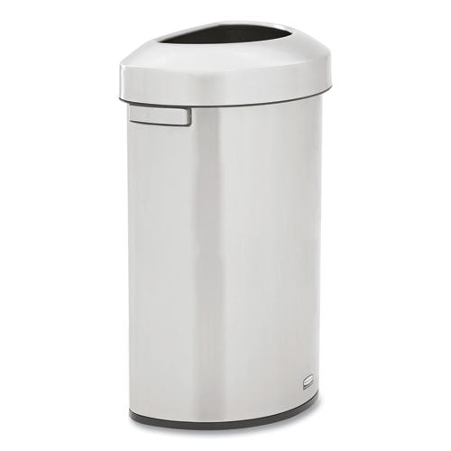 Refine Series Waste Receptacle, 21 gal, Plastic/Stainless Steel-(RCP2147582)