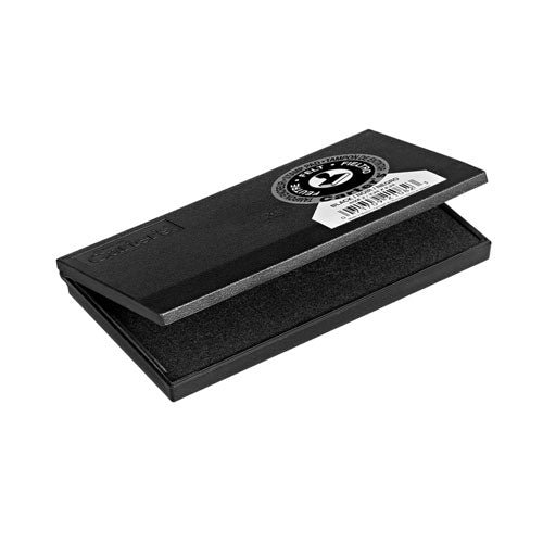 Pre-Inked Felt Stamp Pad, 6.25" x 3.25", Black-(AVE21082)