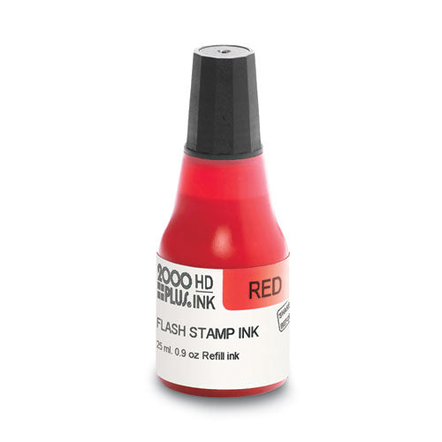 Pre-Ink High Definition Refill Ink, Red, 0.9 oz Bottle, Red-(COS033958)