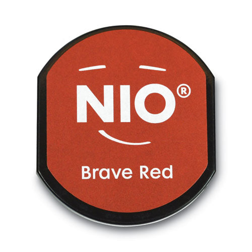 Ink Pad for NIO Stamp with Voucher, 2.75" x 2.75", Brave Red-(COS071513)