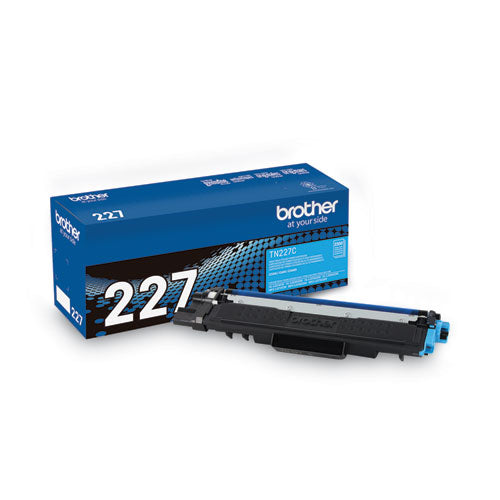 TN227C High-Yield Toner, 2,300 Page-Yield, Cyan-(BRTTN227C)