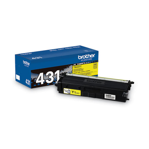 TN431Y Toner, 1,800 Page-Yield, Yellow-(BRTTN431Y)