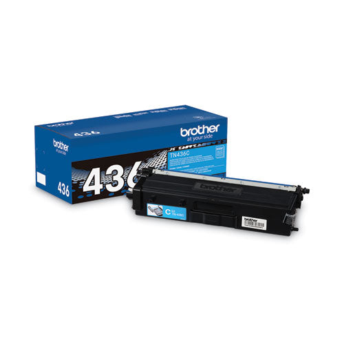 TN436C Super High-Yield Toner, 6,500 Page-Yield, Cyan-(BRTTN436C)