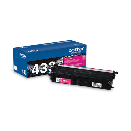 TN433M High-Yield Toner, 4,000 Page-Yield, Magenta-(BRTTN433M)