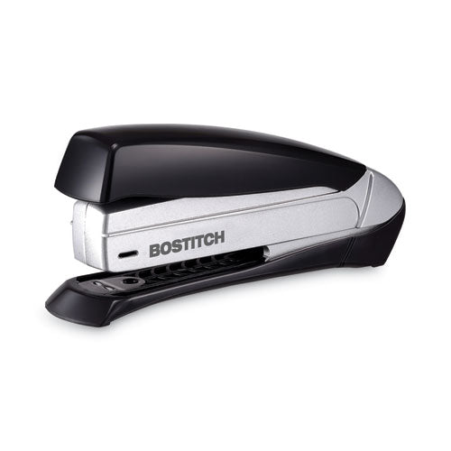 Inspire Premium Spring-Powered Full-Strip Stapler, 20-Sheet Capacity, Black/Silver-(ACI1433)