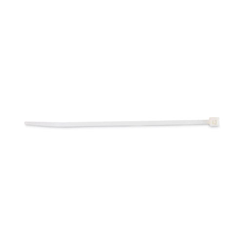 Nylon Cable Ties, 4 x 0.06, 18 lb, Natural, 1,000/Pack-(TCO22100)