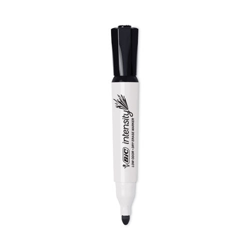 Intensity Low Odor Chisel Tip Dry Erase Marker, Broad Chisel Tip, Black, 36/Pack-(BICGDEM36BK)