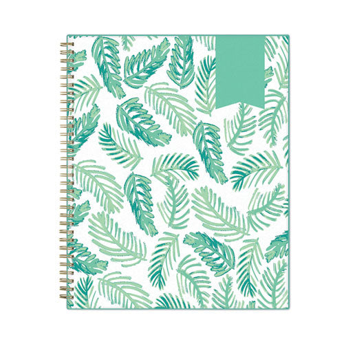 Day Designer Academic Year Weekly/Monthly Frosted Planner, Palms Artwork, 11 x 8.5, 12-Month (July-June): 2022-2023-(BLS137891)