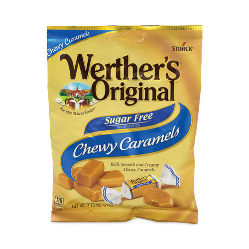 Sugar Free Chewy Caramel Candy, 2.75 oz Bag, 3/Pack, Ships in 1-3 Business Days-(GRR30201006)