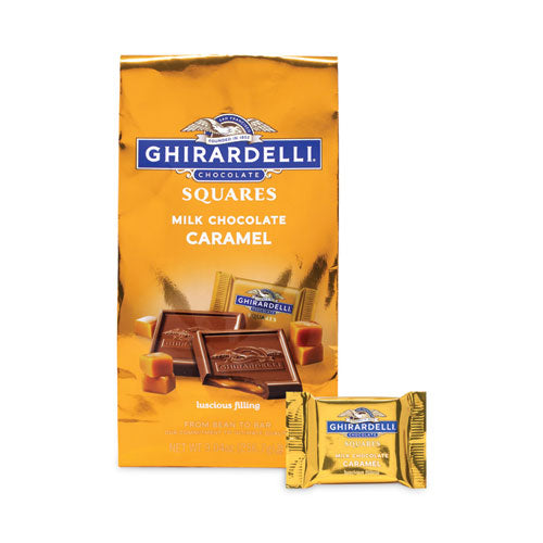 Milk Chocolate and Caramel Chocolate Squares, 9.02 oz Packs, 2 Count, Ships in 1-3 Business Days-(GRR30001034)