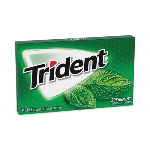 Sugar-Free Gum, Spearmint, 14 Pieces/Pack, 12 Packs/Box, Ships in 1-3 Business Days-(GRR30400008)