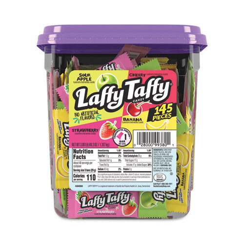 Laffy Taffy, Assorted Flavors, 3.08 lb Tub, 145 Wrapped Pieces/Tub, Ships in 1-3 Business Days-(GRR20900119)