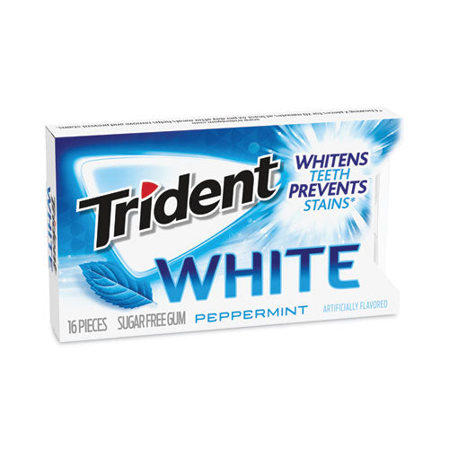 Sugar-Free Gum, White Peppermint,16 Pieces/Pack, 9 Packs/Box, Ships in 1-3 Business Days-(GRR20902451)