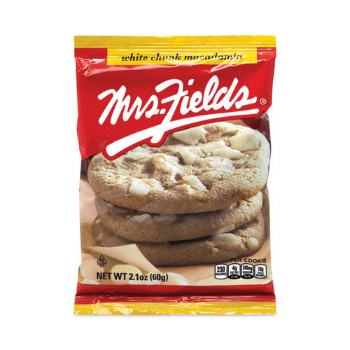 White Chunk Macadamia Cookies, 2.1 oz, Individually Wrapped Pack, White Chocolate, 12/Box, Ships in 1-3 Business Days-(GRR20900470)