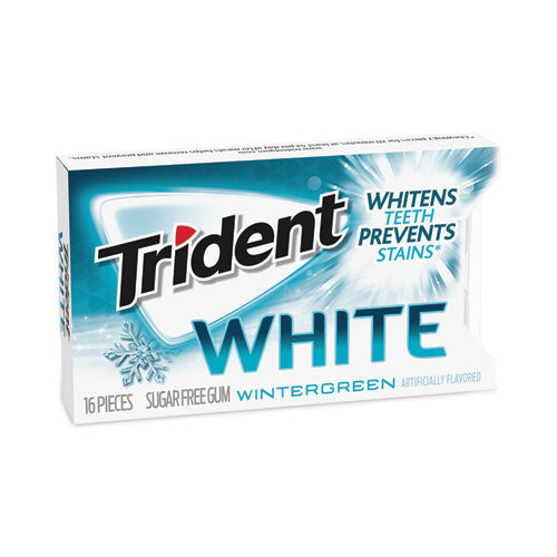 Sugar-Free Gum, White Wintergreen, 16 Pieces/Pack, 9 Packs/Box, Ships in 1-3 Business Days-(GRR20902519)