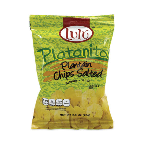 Platanitos Plantain Chips, 2.5 oz/Pack, 30 Packs, Ships in 1-3 Business Days-(GRR20902612)