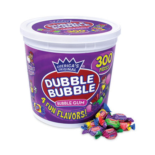 Bubble Gum Assorted Flavor Twist Tub, 300 Pieces/Tub, Ships in 1-3 Business Days-(GRR22000223)