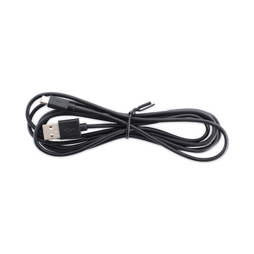 USB to Micro USB Cable, 6 ft, Black-(IVR30008)