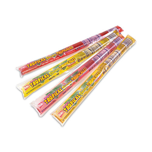 Giant Tropical Freezies Ice Pops, 5.5 oz Tube, Fruit Punch, Guava, Mango, Pineapple, 50 Count, Ships in 1-3 Business Days-(GRR20900478)