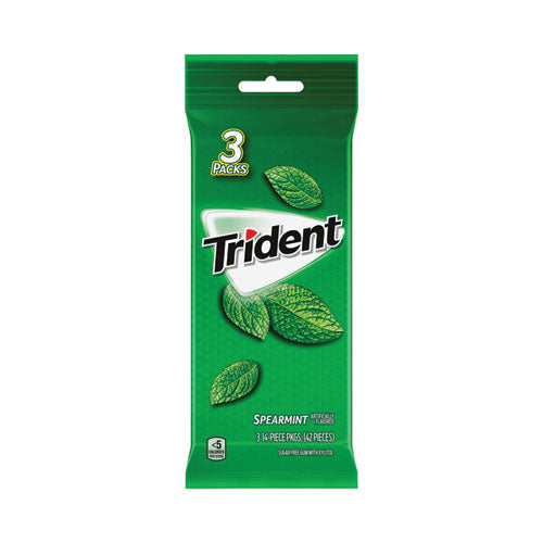 Gum, Spearmint, 14 Sticks/Packet, 3 Packets/Pack, 3 Packs, Ships in 1-3 Business Days-(GRR30400047)