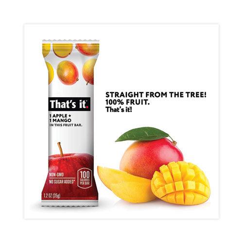 Nutrition Bar, Gluten Free Apple and Mango Fruit, 1.2 oz Bar, 12/Box, Ships in 1-3 Business Days-(GRR30700257)