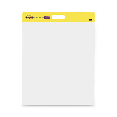 Self-Stick Wall Pad, Unruled, 20 x 23, White, 20 Sheets/Pad, 2 Pads/Pack, 2 Packs/Carton-(MMM566)