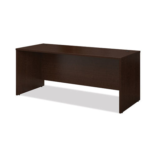 Series C Collection Desk Shell, 71.13" x 29.38" x 29.88", Mocha Cherry-(BSHWC12936)