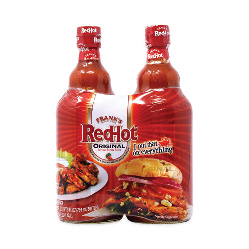 Original Hot Sauce, 25 oz Bottle, 2/Pack, Ships in 1-3 Business Days-(GRR22000709)