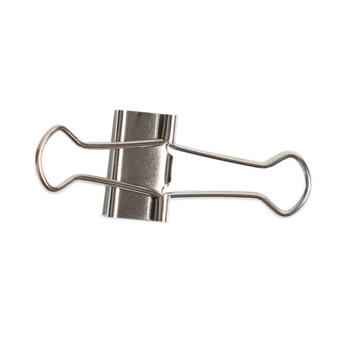 Binder Clips, Small, Silver, 72/Pack-(UBR3602U0624)