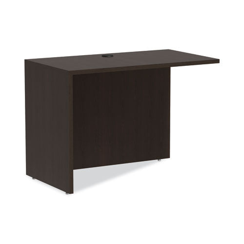 Alera Valencia Series Reversible Return/Bridge Shell, 42w x 23.63d x 29.5, Espresso-(ALEVA354224ES)