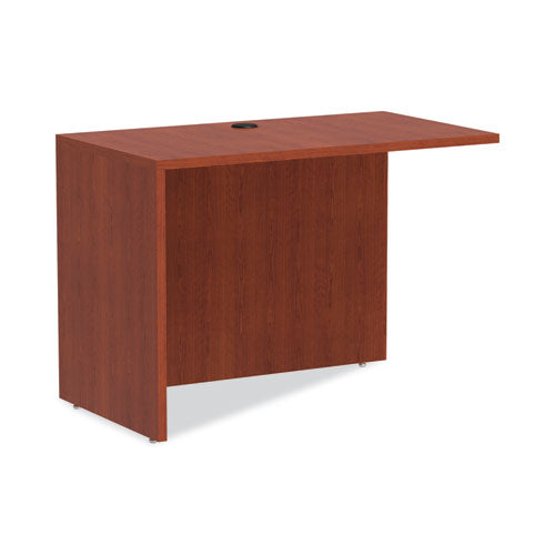 Alera Valencia Series Reversible Return/Bridge Shell, 42w x 23.63d x 29.5h, Medium Cherry-(ALEVA354224MC)