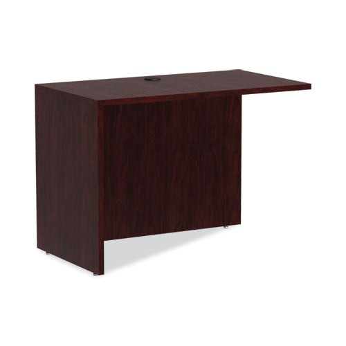 Alera Valencia Series Reversible Return/Bridge Shell, 42w x 23.63d x 29.5h. Mahogany-(ALEVA354224MY)