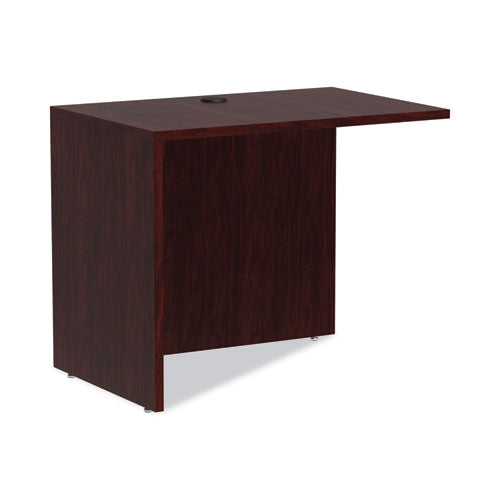 Alera Valencia Series Reversible Return/Bridge Shell, 35w x 23.63d x 29.5h, Mahogany-(ALEVA353624MY)