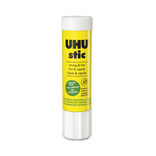 Stic Permanent Glue Stick, 0.74 oz, Dries Clear-(STD99649)