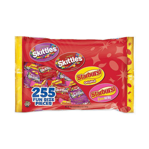 Skittles and Starburst Fun Size Variety Pack, 6 lb 8.4 oz Bag, Ships in 1-3 Business Days-(GRR22000768)