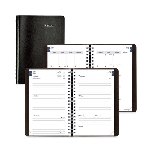 Academic Weekly/Monthly Planner, 8 x 5, Black Cover, 13-Month (Jul to Aug): 2022 to 2023-(REDCA101BLK)