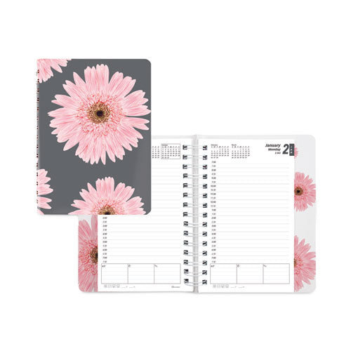 Pink Ribbon Essential Daily Appointment Book, Pink Ribbon Artwork, 8 x 5, Pink Cover, 12-Month (Jan to Dec): 2023-(REDCB634G05)