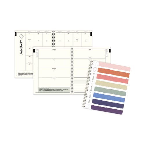 GreenPath Weekly/Monthly Planner, GreenPath Artwork, 11 x 8.5, White/Green Cover,12 Month (Jan to Jan): 2023-(AAGGP31905)