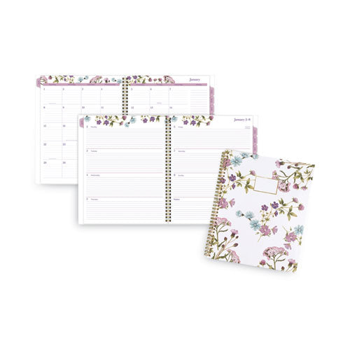 Summer Garden Weekly/Monthly Planner, Summer Garden Artwork, 11.8.5 x 5, Blue/Green/Purple Cover, 12-Month (Jan to Dec): 2023-(AAG1638905)