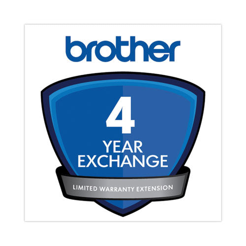 4-Year Exchange Warranty Extension for Select HL/MFC/PPF Series-(BRTE1394EPSP)