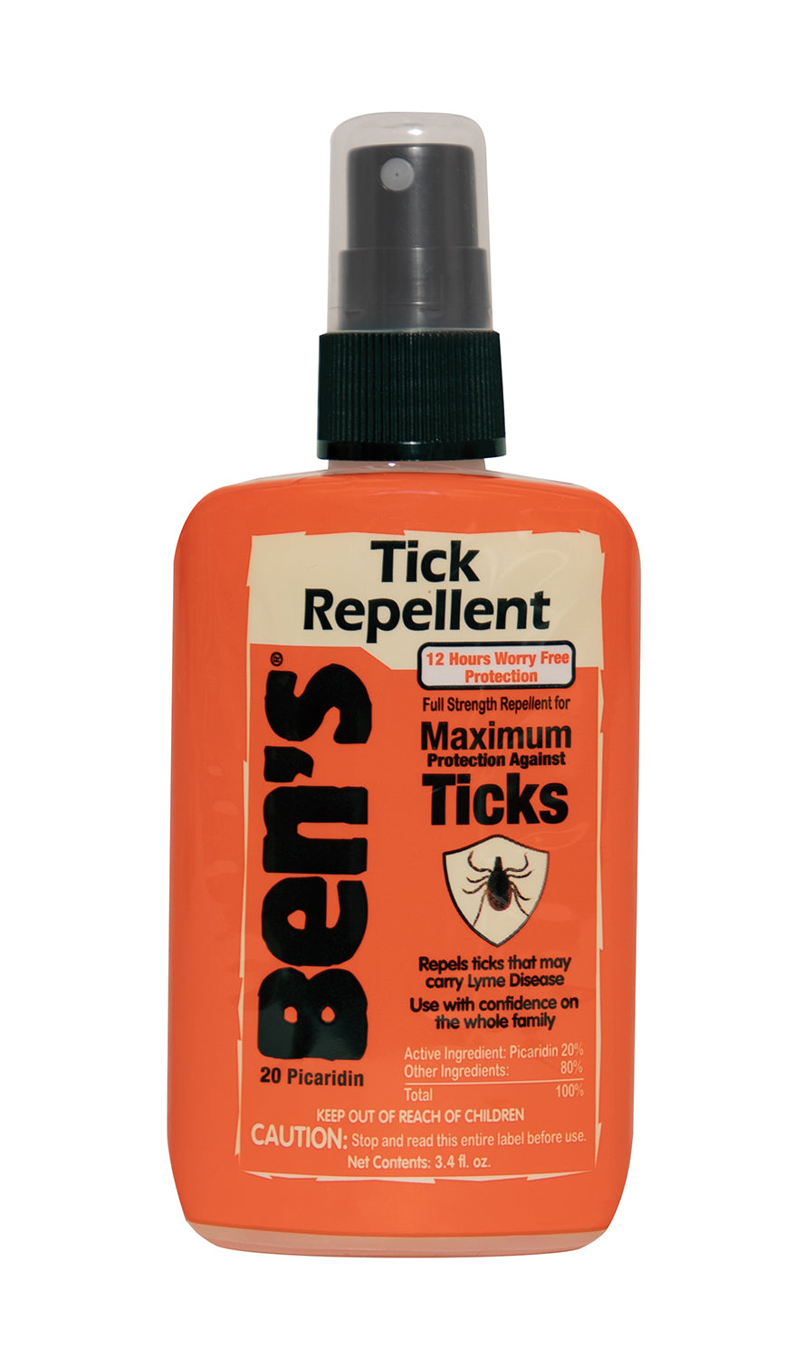 Ben's Tick Repellent With Picaridin - 3.4 Oz.