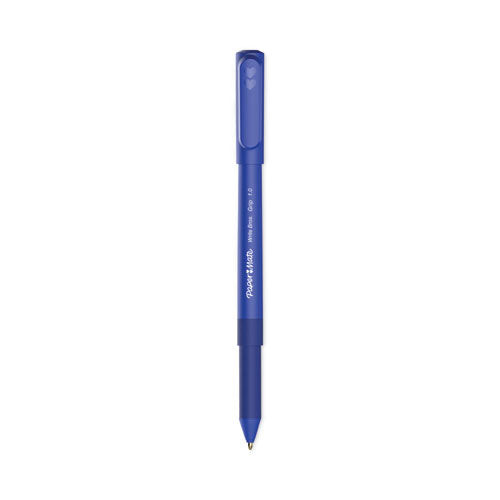 Write Bros. Grip Ballpoint Pen, Stick, Medium 1 mm, Blue Ink, Blue Barrel, 36/Pack-(PAP2142265)