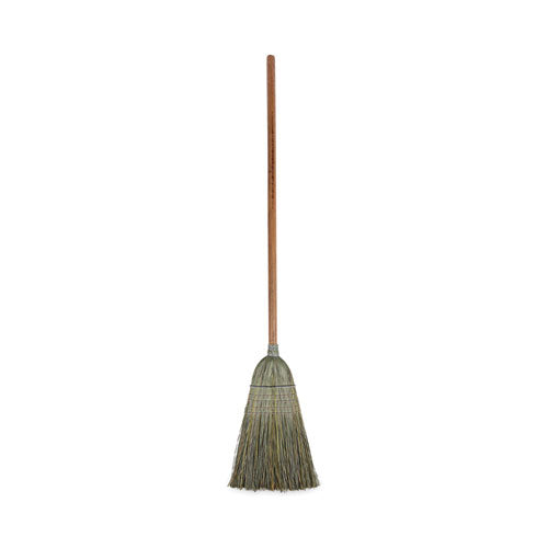 Warehouse Broom, Yucca/Corn Fiber Bristles, 56" Overall Length, Natural-(BWK932YEA)